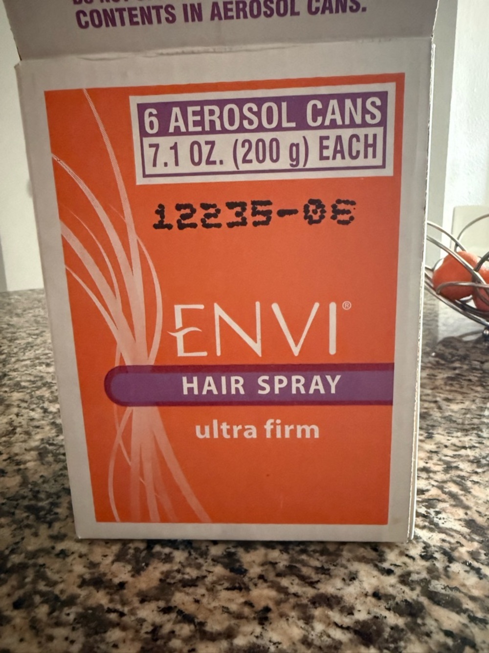 Ultra Firm Hair Spray - Orange